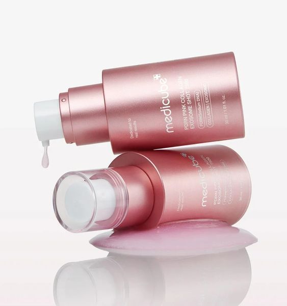 Регенеруюча сироватка Medicube PDRN Pink Collagen Exosome Shot 7500 30 мл з полінуклеотидами, екзосомами та спікулами 2613025019 фото