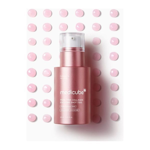 Регенеруюча сироватка Medicube PDRN Pink Collagen Exosome Shot 7500 30 мл з полінуклеотидами, екзосомами та спікулами 2613025019 фото