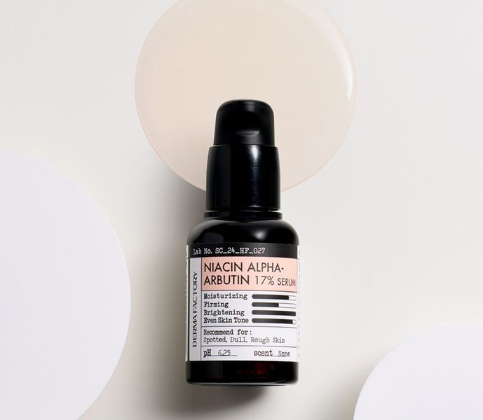 Derma Factory Осветляющая сыворотка с альфа-арбутином Niacin Alpha Arbutin 17% Serum 30 ml 2383909777 фото