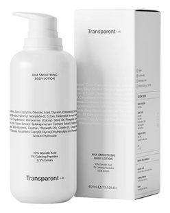 Розгладжуючий лосьйон для тіла з AHA-кислотами Transparent Lab AHA Smoothing Body Lotion 400 ml 006598 фото