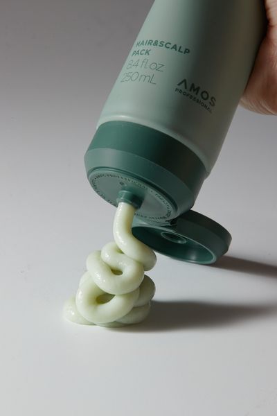 Зволожувальна маска для волосся AMOS Professional The Green Tea Moisturizing Pack 250 ml 2913181034 фото