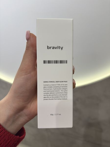 Омолоджуюча зволожуюча маска-плівка Bravity Stem-Cell Deep Glow Pack 60g 2576088684 фото