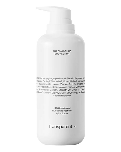 Розгладжуючий лосьйон для тіла з AHA-кислотами Transparent Lab AHA Smoothing Body Lotion 400 ml 006598 фото