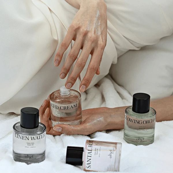 Масло для тела Objet by Kundal Satin Glow Body Oil Linen Water 100ml 3074891401 фото