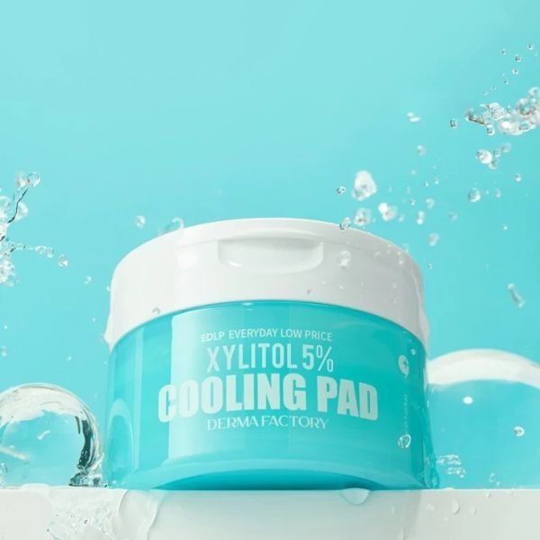 Охлаждающие успокаивающие педы Derma Factory Xylitol 5% Cooling Pad 70 шт. 2766565499 фото