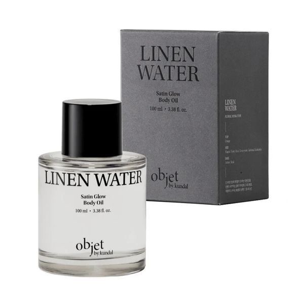 Масло для тела Objet by Kundal Satin Glow Body Oil Linen Water 100ml 3074891401 фото