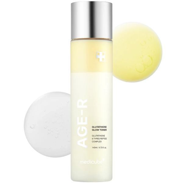 Тонер-молочко Medicube AGE-R Glutathione Glow Toner 140 мл з глутатіоном для освітлення та сяйва 2613054452 фото