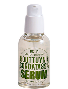 Сироватка для обличчя з екстрактом квітки хауттюйнії Derma factory Houttuynia Cordata 89% Serum 50 ml 2134519126 фото