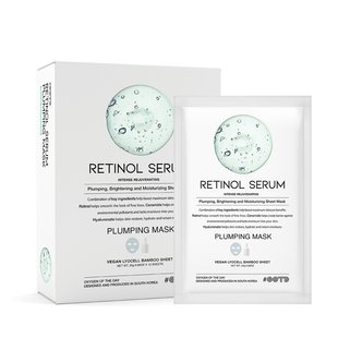 OOTD Retinol Serum Plumping Mask - Антивікова тканинна маска з ретинолом 000104 фото