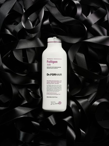 Dr.FORHAIR Folligen Silk Shampoo, 500 мл - Шампунь для сухого та пошкодженого волосся 001009 фото