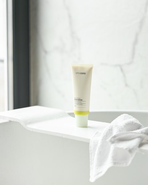 Кислотний скраб-пілінг для шкіри голови WhoCares Pumpkin Protein Scalp Scrub 180 мл 2877284907 фото