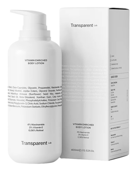 Антивозрастной лосьон для тела Transparent Lab Vitamin Enriched Body Lotion 400 ml 007075 фото