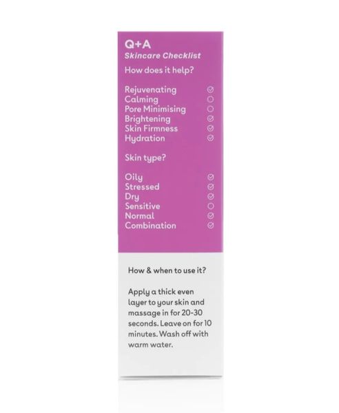 Мультивітамінна маска для обличчя Q+A Vitamin A. C. E. Warming Gel Mask 75 мл 1667608599 фото