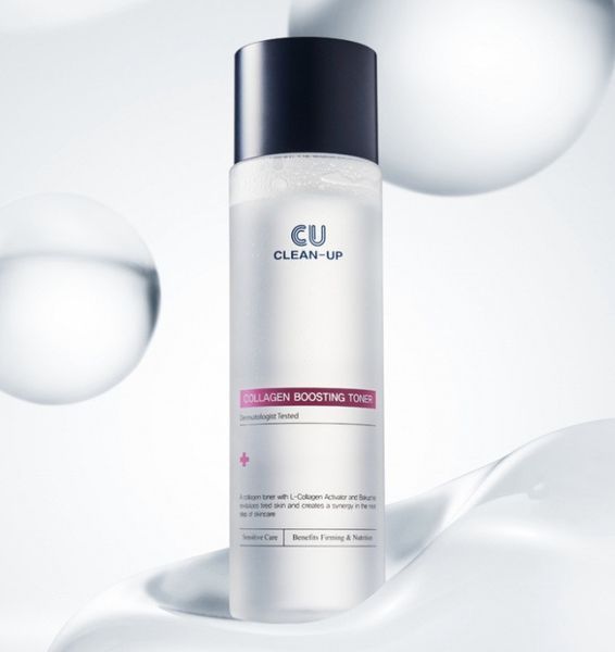 Тонер для покращення пружності CUSKIN Clean-Up Collagen Boosting Toner 200 мл 2687485819 фото