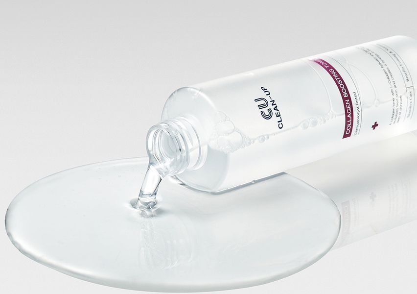 Тонер для покращення пружності CUSKIN Clean-Up Collagen Boosting Toner 200 мл 2687485819 фото