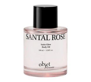 Масло для тела Objet by Kundal Satin Glow Body Oil Santal Rose 100ml 3074947041 фото