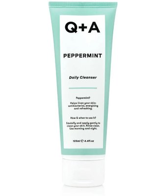 Очищаючий гель для обличчя з м'ятою Q+A Peppermint Daily Cleanser 125 мл 1668204470 фото
