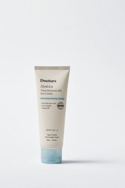 Солнцезащитный крем с центеллой Doctors Hyalcica Total Moisture 10 D Sun Cream 80 мл 2785044856 фото