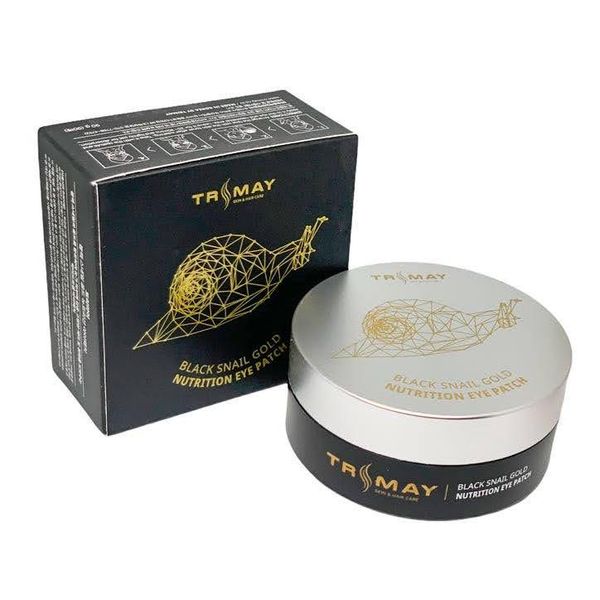 Trimay Black Snail Gold Nutrition Eye Patch 90 шт - Гідрогелеві живильні патчі з муцином чорного равлика 1321022784 фото