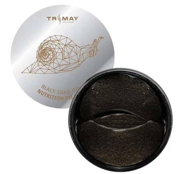 Trimay Black Snail Gold Nutrition Eye Patch 90 шт - Гідрогелеві живильні патчі з муцином чорного равлика 1321022784 фото