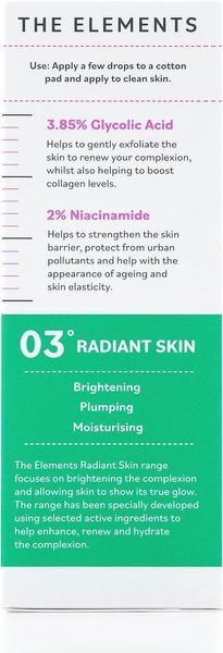 Тонер для сияющей кожи The Elements Radiance Boosting Toner 100ml 2437530649 фото