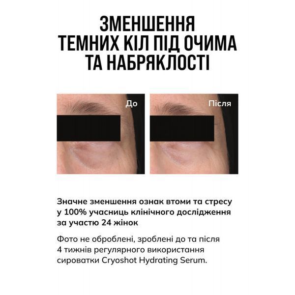 Зволожуюча сироватка INSTYTUTUM Cryoshot Hydrating Serum 30 мл 2539147136 фото