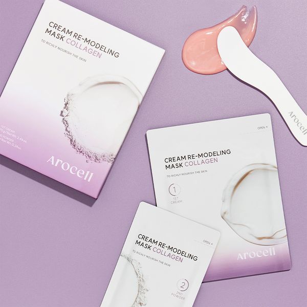 Альгінатна маска Arocell Cream Remodeling Mask Collagen 5 шт. з колагеном для пружності шкіри 3053625497 фото