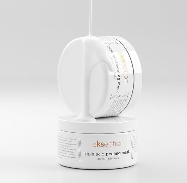 Интенсивная маска-пилинг EKSEPTION Triple Acid Peeling Mask 100 ml с 3 видами кислот 2358134092 фото