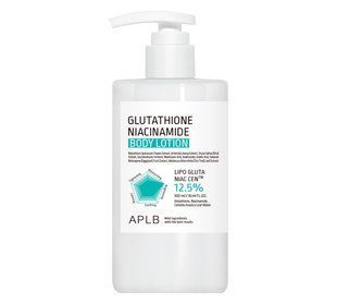 Лосьон для сияния и выравнивания тона кожи тела APLB Glutathione Niacinamide Body Lotion 300 мл 3171747672 фото