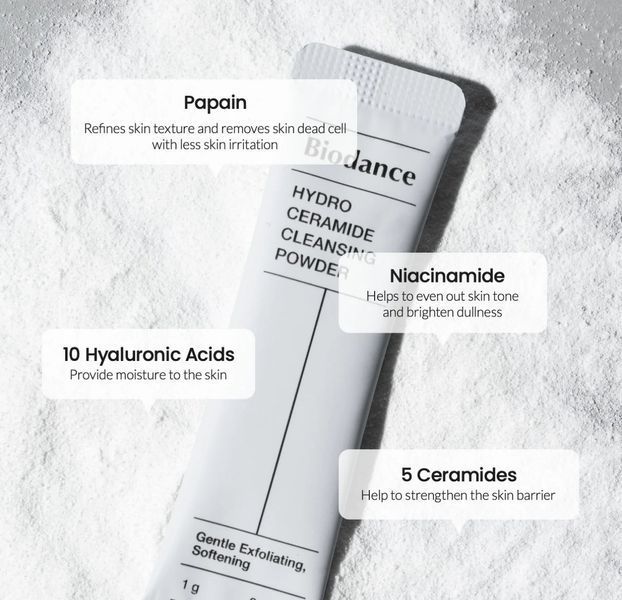 Энзимная пудра Biodance Hydro Ceramide Cleansing Powder 1 г 2564014536 фото