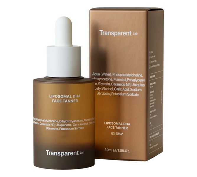 Краплі-автозасмага для обличчя Transparent Lab Liposomal DHA Face Tanner 30 мл 2841180948 фото