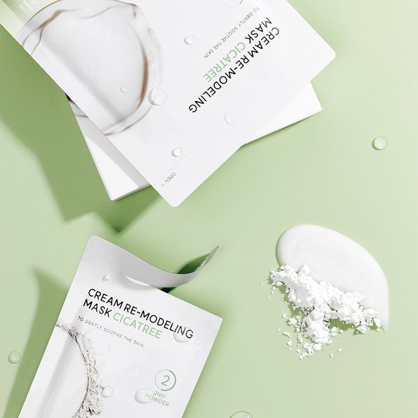 Заспокійлива альгінатна маска Arocell Cream Remodeling Mask Cicatree 5 шт. з центелою та чайним деревом 3053628794 фото