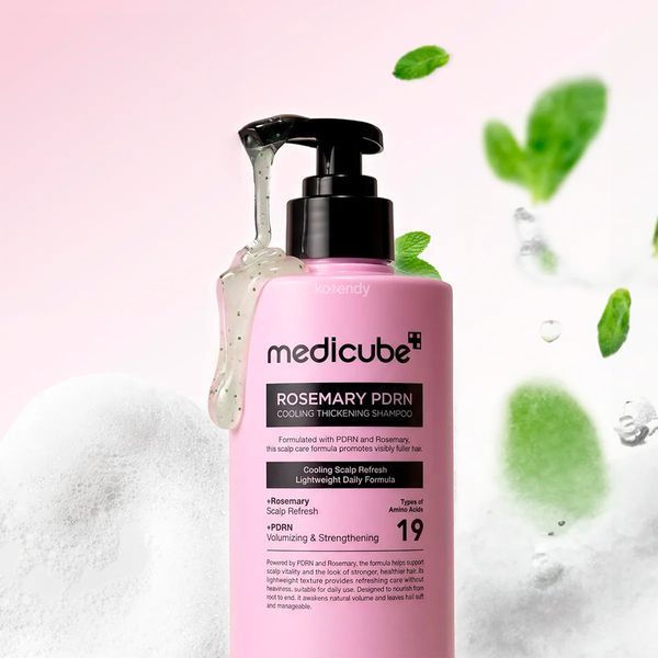 Укрепляющий шампунь Medicube Rosemary PDRN Cooling Thickening Shampoo 400 мл 3129786010 фото