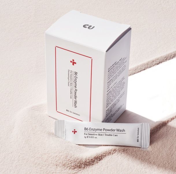 Ензимна пудра CUSKIN Dr.Solution B6 Enzyme Powder Wash Sachet з піридоксином та каламіном 2752105395 фото