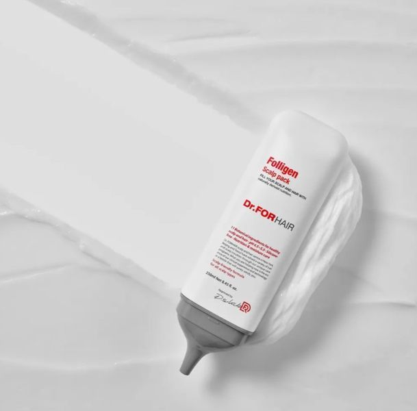 Оздоравливающая маска для кожи головы Dr.FORHAIR Folligen Scalp Pack 50 мл 2866084259 фото