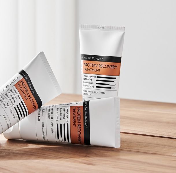 Несмываемый бальзам с термозащитой DERMA FACTORY Protein Recovery Treatment, 120 ml 2041778360 фото