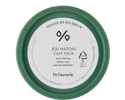 Dr.Ceuracle Jeju Matcha Clay Pack - Очищуюча глиняна маска з чаєм Матча, 115г 1740757043 фото