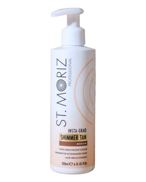 Засіб для легкої засмаги з ефектом шимеру St. Moriz Professional Insta-Grad Shimmer Tan 200 ml 807890 фото