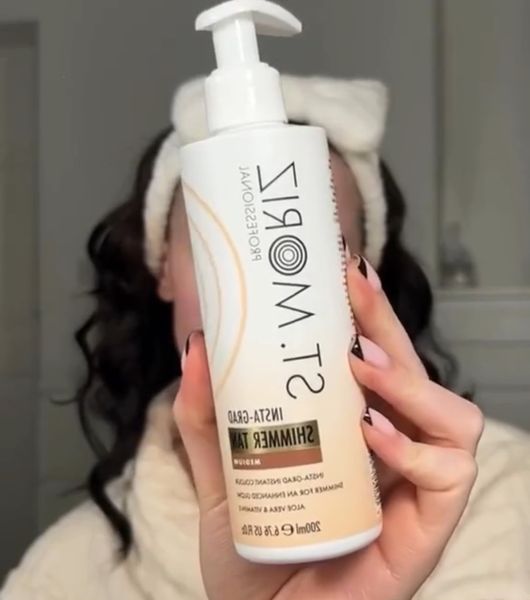 Засіб для легкої засмаги з ефектом шимеру St. Moriz Professional Insta-Grad Shimmer Tan 200 ml 807890 фото