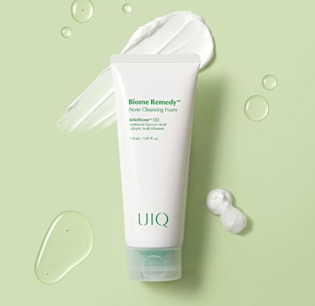 Пінка для умивання для проблемної шкіри UIQ Biome Remedy™ Acne Cleansing Foam  008967 фото