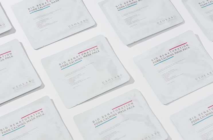 Usolab Bio Renaturation PDRN Calming Mask Pack - Омолоджувальна та регенеруюча тканинна маска 000030 фото