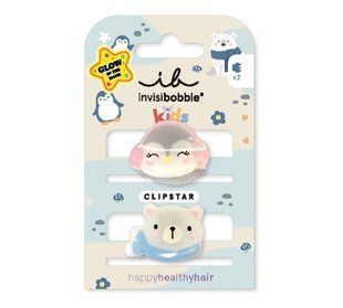 Заколка для волосся invisibobble CLIPSTAR GLOW KIDS Polar Friends 3055163721 фото