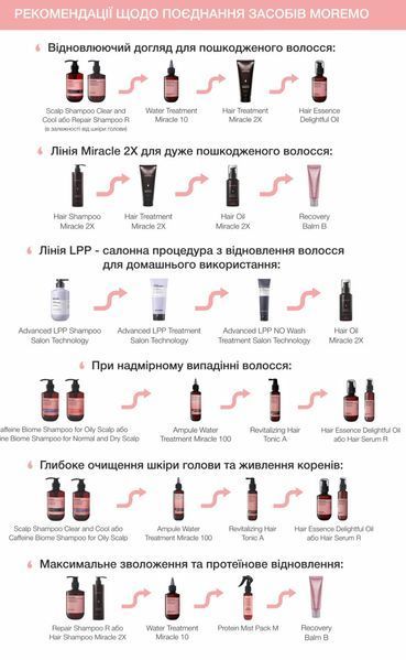 Відновлюючий шампунь MOREMO Repair Shampoo R 300 мл 2473204255 фото