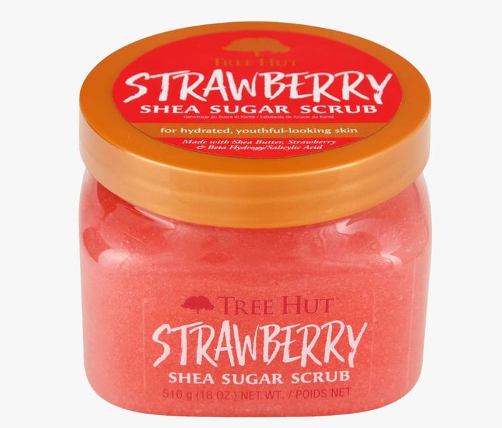 Tree Hut Strawberry Sugar Scrub, 510 g - Органический сахарный скраб для тела "Сладкая клубника" TH04 фото