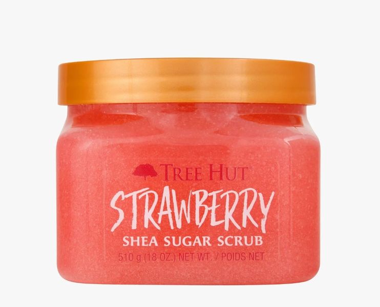 Tree Hut Strawberry Sugar Scrub, 510 g - Органический сахарный скраб для тела "Сладкая клубника" TH04 фото