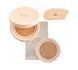 Набор тональный кушон Derma Factory Vegan Collagen Cushion №21 15 г + сменный блок 15 г