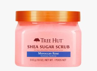 Tree Hut Moroccan Rose Sugar Scrub, 510 g - Органический сахарный скраб для тела "Марокканская Роза" TH03 фото