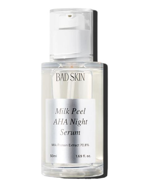 Нічна сироватка з молочними протеїнами BAD SKIN Milk Peel AHA Night Serum 50 мл 52830 фото