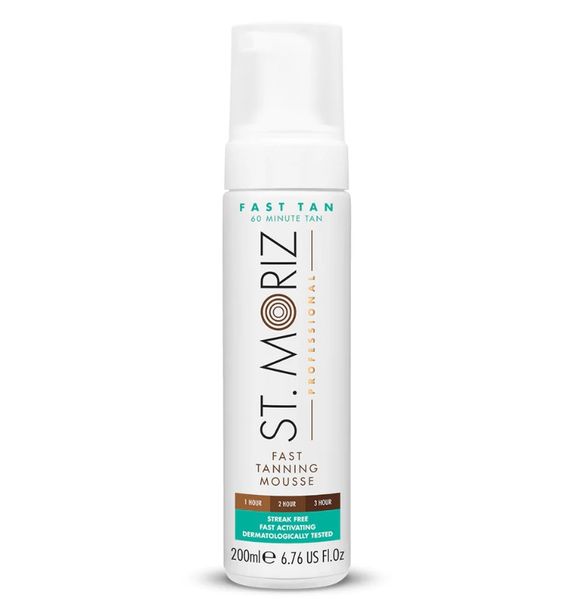 Автобронзат-мусс для экспресс загара St. Moriz Professional Fast Tanning Mousse 1647717853 фото