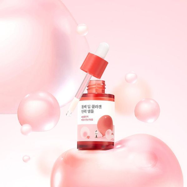 Сироватка з колагеном ROUND LAB Camellia Deep Collagen Firming Ampoule 30 ml 2665571353 фото